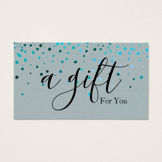 Certificat cadeau d'entreprise simple et moderne (Devant)