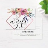 Certificat cadeau d'entreprise simple et moderne (Bureau)