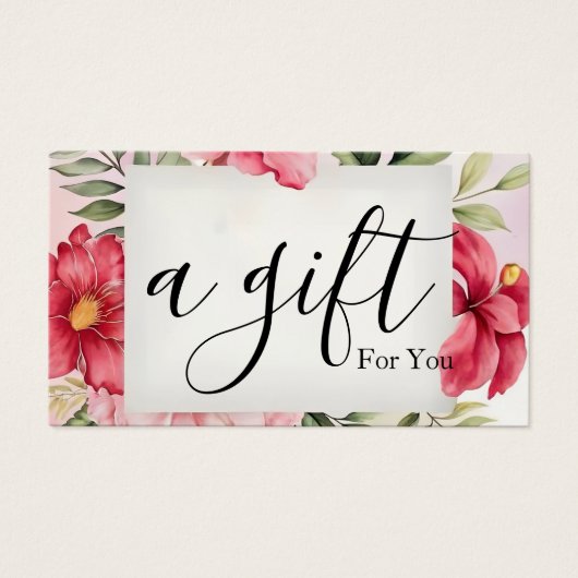 Certificat cadeau d'entreprise simple et moderne (Devant)