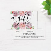 Certificat cadeau d'entreprise simple et moderne (Bureau)