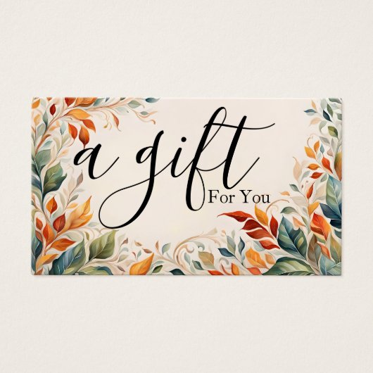 Certificat cadeau d'entreprise simple et moderne (Devant)