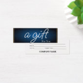 Certificat cadeau d'entreprise simple et moderne (Bureau)