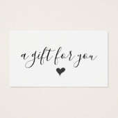 Certificat cadeau d'entreprise simple et moderne (Devant)