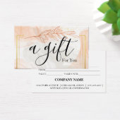 Certificat cadeau d'entreprise simple et moderne (Bureau)