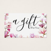 Certificat cadeau d'entreprise simple et moderne (Devant)