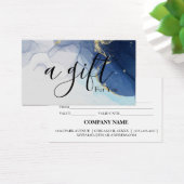 Certificat cadeau d'entreprise simple et moderne (Bureau)