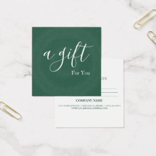 Certificat cadeau d'entreprise simple et moderne
