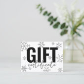 Certificat cadeau d'hiver Logo (Debout devant)