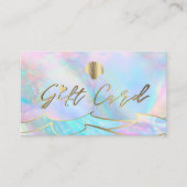 certificat cadeau du logo seashell des ondes océan (Devant)