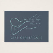 Certificat cadeau du massothérapeute (Devant)