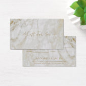 Certificat cadeau élégant en marbre doré simple et (Bureau)