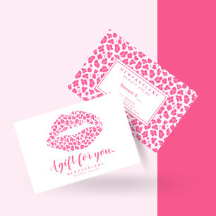 Certificat cadeau Empreinte de léopard rose Kiss B