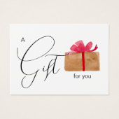 Certificat Cadeau Entreprise Noël (Devant)