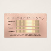 Certificat cadeau étincelant étincelant maquillage (Dos)