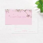 Certificat Cadeau Fleur De Delicate Blossom Rose (Bureau)