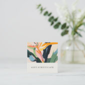 Certificat Cadeau Fleur De Paradis Peint Floral (Debout devant)