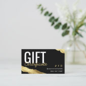 Certificat cadeau Gold (Debout devant)