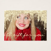 Certificat cadeau Gold Eyelash vacances maquillage (Devant)