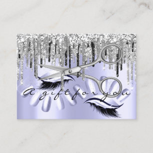 Certificat cadeau Hair Styliste Nail Silver Ciseau