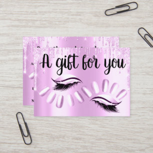Certificat cadeau Hair Styliste Nails Lecteurs Ros