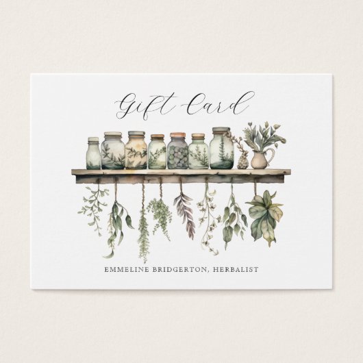 Certificat Cadeau Herboriste (Devant)