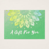 Certificat cadeau instructeur YOGA Gold Foil Manda (Devant)