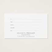 Certificat-cadeau iridescent simple moderne (Dos)