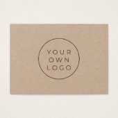 Certificat cadeau kraft de police de caractères él (Devant)