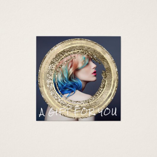 Certificat cadeau Maquillage à ongles QR Logo Phot (Devant)