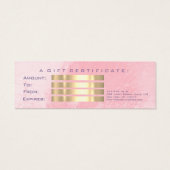 Certificat cadeau Maquillage coiffeur Mermaid (Dos)