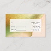 Certificat cadeau Maquillage et Chartreuse des che (Dos)