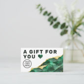 Certificat Cadeau Marbre Vert Emeraude (Debout devant)