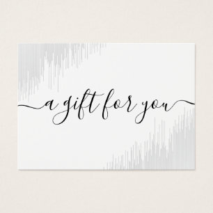Certificat Cadeau Minimaliste pour Petite Entrepri