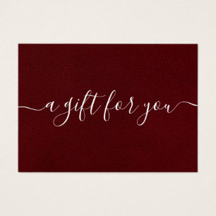 Certificat cadeau minimaliste pour petites entrepr