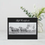 Certificat cadeau 🎁 Modèle budgétaire personnalis (Debout devant)