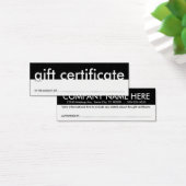 certificat cadeau (montant vide) (Bureau)