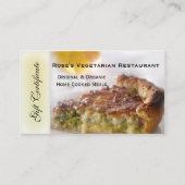 Certificat cadeau ou bon cadeau de restaurant (Devant)