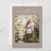 Certificat cadeau photo moderne | Carte cadeau (Devant)