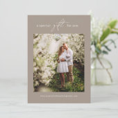 Certificat cadeau photo moderne | Carte cadeau (Debout devant)