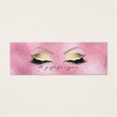 Certificat cadeau Pink Gold Glass Lashes Maquillag (Devant)