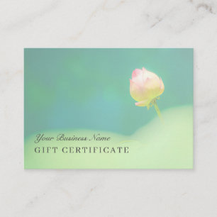 © Certificat cadeau Pinkish White Lotus Greenery