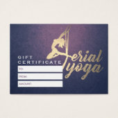 Certificat-cadeau pour instructeur de méditation Y (Devant)
