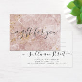 Certificat cadeau pour petites entreprises en marb (Bureau)