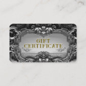 Certificat cadeau Pourcentage argent (Dos)