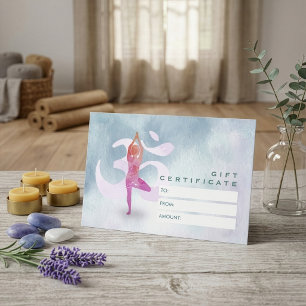 Certificat Cadeau Professeur de YOGA Symbole Om Él