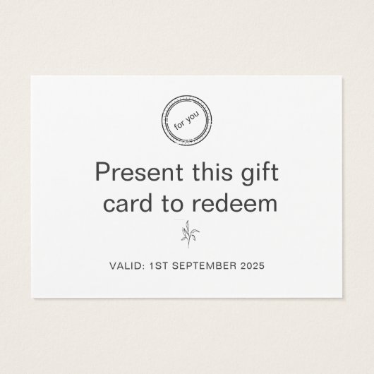 Certificat-cadeau professionnel de masseur (Dos)