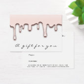 Certificat cadeau Rose de maquillage rose clous de (Bureau)