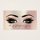 Certificat cadeau Rose Gold Lashes Extension Maqui (Devant)