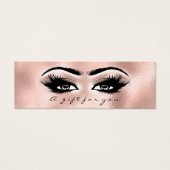 Certificat cadeau Rose Gold Lashes Maquillage Blus (Devant)