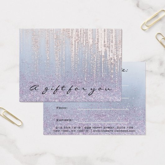 Certificat cadeau Rose maquillage ongles de cheveu (Bureau)